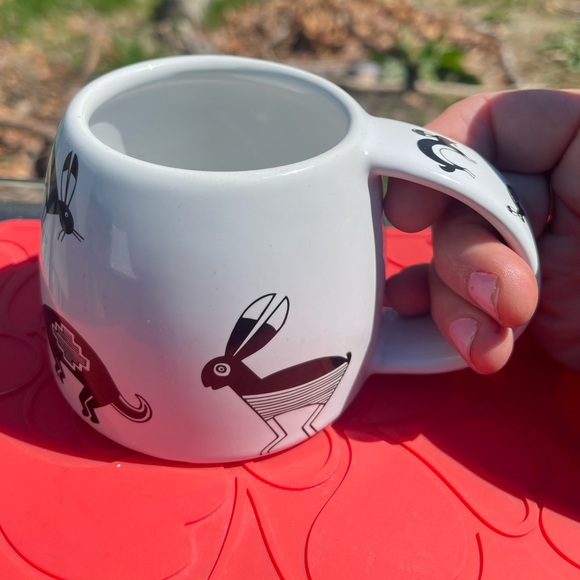 Las Cruxes Treasure Chest Rabbit Cup coffee tea hot chocolate - Picture 5 of 6